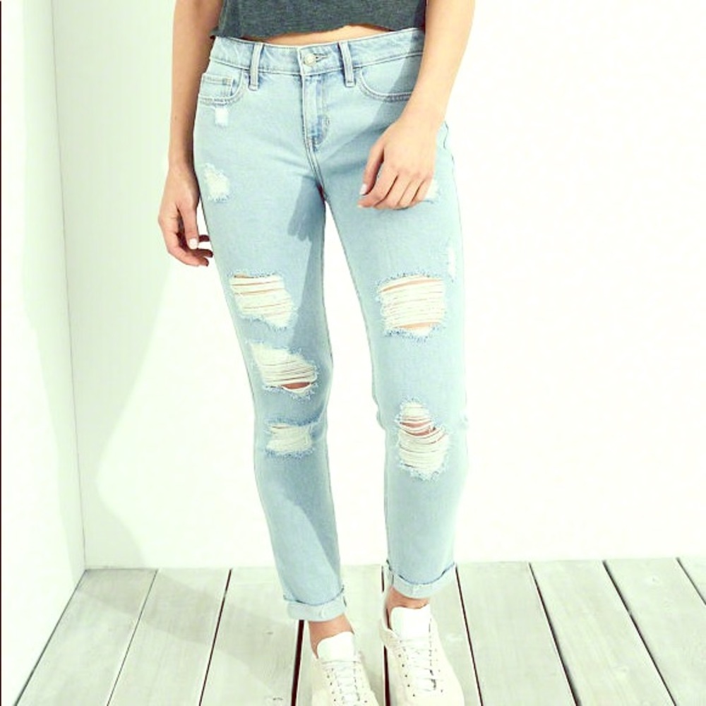 Hollister Low Rise Super Skinny Crop 00R